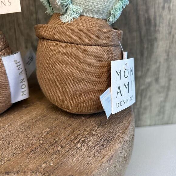 Mon Ami Cactus Shelf Sitter Set Desert Cactus Saguaro Home Decor NEW - Picture 5 of 9